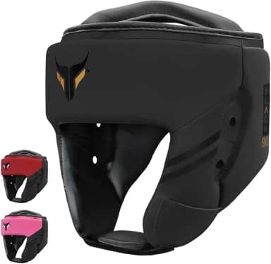 Mytra Fusion Capacete de boxe – Sparring Gear com alça ajustável MMA, Muay Thai, Kickboxing, artes marciais, karatê, equipamento de cabeça