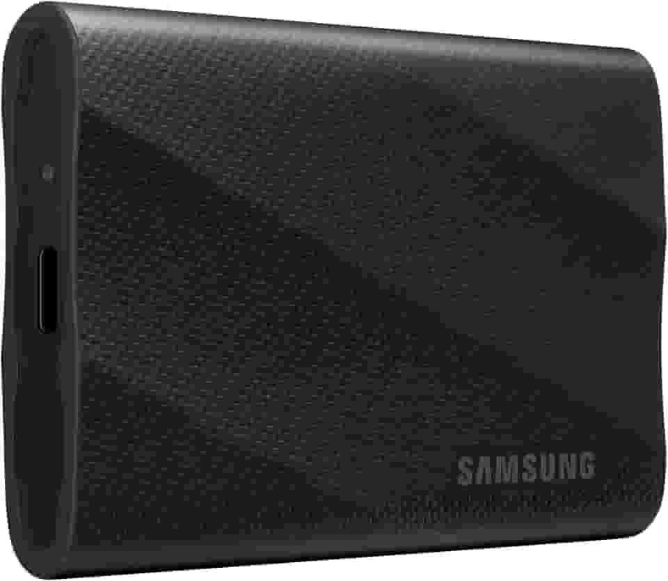 SAMSUNG SSD portátil T9 1TB, USB 3.2 Gen 2x2 Unidade externa de estado sólido, velocidade de leitura de até 2.000 MB/s para jogos, estudantes e profissionais, MU-PG1T0B/AM, preto