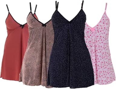 Kit com 4 Camisolas Sexy Love