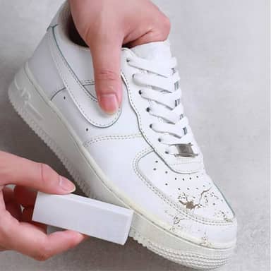 Borracha de formato longo para remover sujeira de tênis, borracha de sapato de cachorro 1P de formato longo.