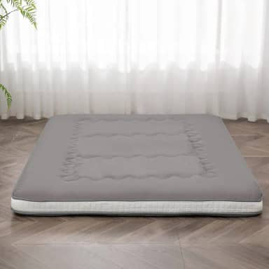 DR.FUTON Colchão de Futon Japonês Extra Grosso Dobrável Dobrável Tapete de Cama para Convidados, Espreguiçadeiras e Tavel