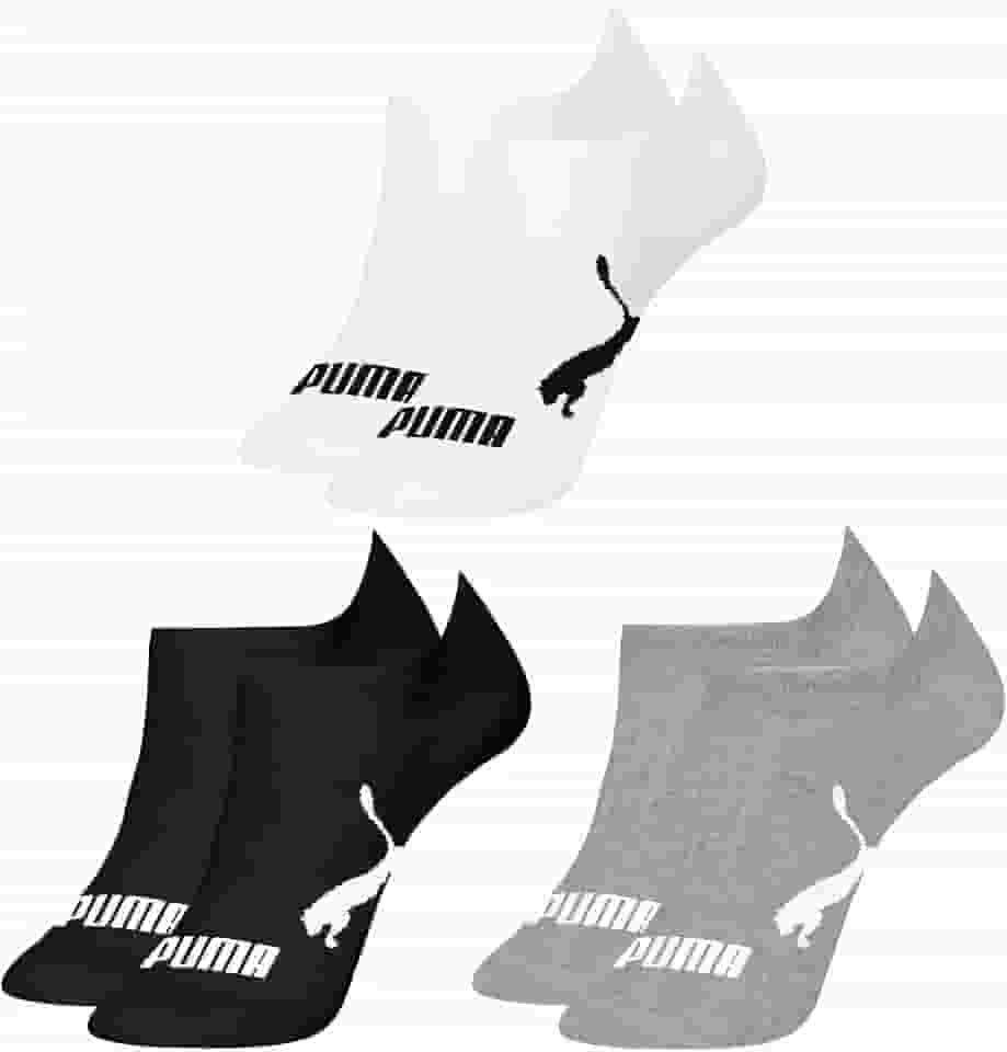 Kit 3 Pares Meia Puma Soquete Sapatilha Invisível Respirável Original