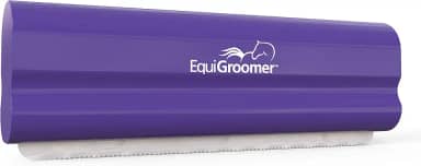 EasyGroomer Escova de limpeza para cães e gatos | Roxa | Ferramenta de subpelo para animais de estimação grandes e pequenos | O pente remove sujeira solta, pelos e pelos | Limpeza perfeita para queda