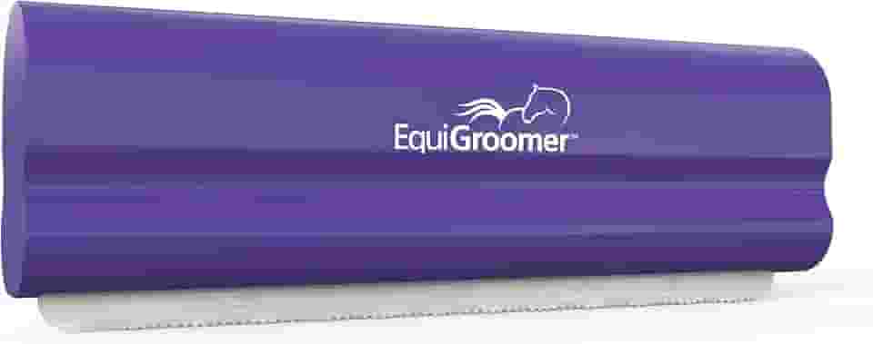 EasyGroomer Escova de limpeza para cães e gatos | Roxa | Ferramenta de subpelo para animais de estimação grandes e pequenos | O pente remove sujeira solta, pelos e pelos | Limpeza perfeita para queda