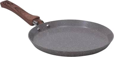 Mimo Style, Panquequeira em Aço Inox Antiaderente e Cabo Soft-Touch Style Cook, Grafito 22 cm