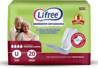 Lifree Absorvente Geriátrico 20 Unidades