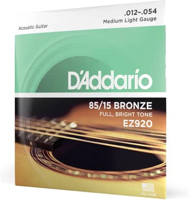 Encordoamento Para Violão Aço .012-.054 D'Addario Bronze 85/15 EZ920