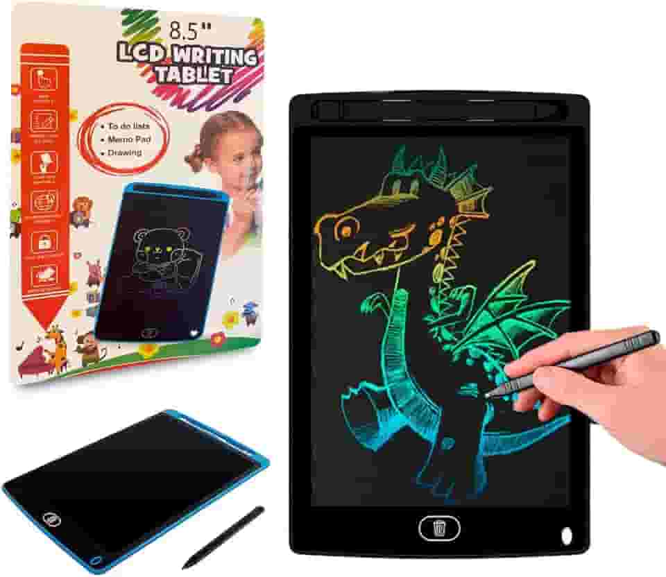Tablet LCD Magica portátil infantil para escrever anotações Desenho de mensagens Escrita em cores 8.5 inch com caneta