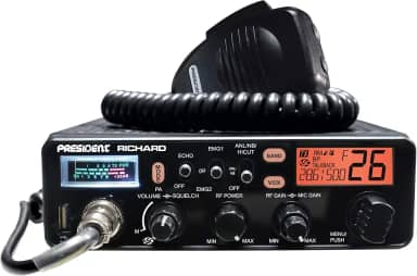 Rádio amador President Richard de 10 metros, PEP de 50 W