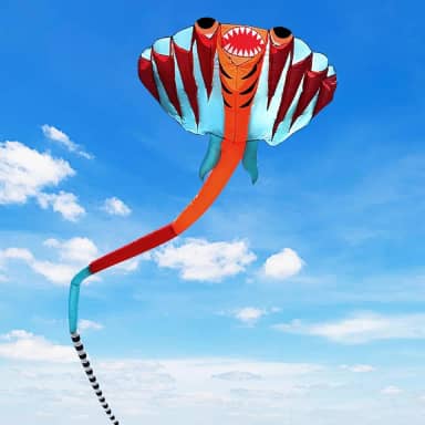 SQLWYLAT Pipas Para Adultos, Pipa Gigante De 41 Pés, Arraia E Crianças, Grande Praia Com Carretel, Diversão Ao Ar Livre