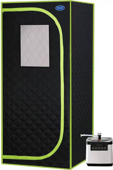 LTCCDSS Sauna a Vapor Portátil Spa | Vaporizador 4L e 2000W Gerador de Vapor | Barraca pessoal para sauna em casa | Sala de saunas internas grandes | Suporte para tubo de aço