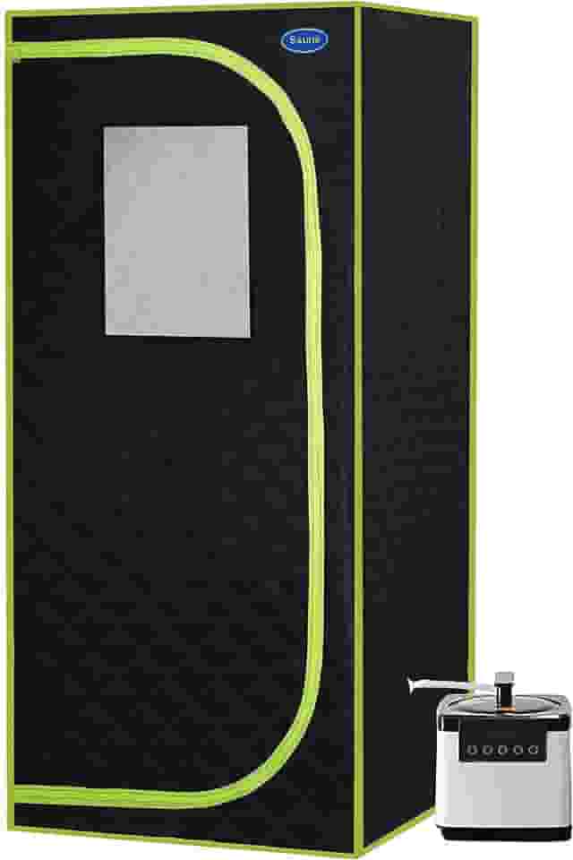 LTCCDSS Sauna a Vapor Portátil Spa | Vaporizador 4L e 2000W Gerador de Vapor | Barraca pessoal para sauna em casa | Sala de saunas internas grandes | Suporte para tubo de aço