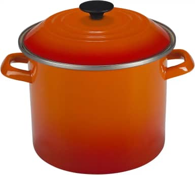 Le Creuset Stockpot 22 cm Aço Carbono Esmaltado Laranja