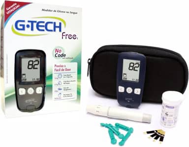 G-Tech Kit Medidor Glicose Free 1 Completo