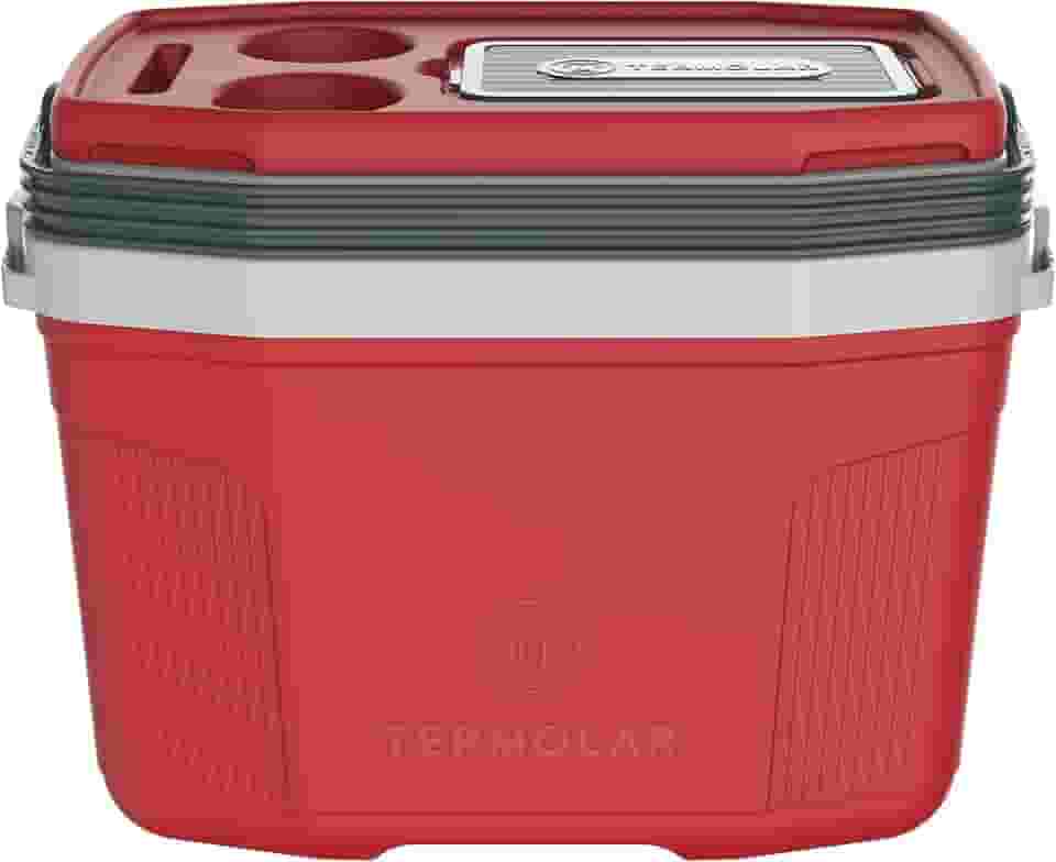 Caixa Térmica Cooler Termolar Suv Vermelha 20l Praia Pesca