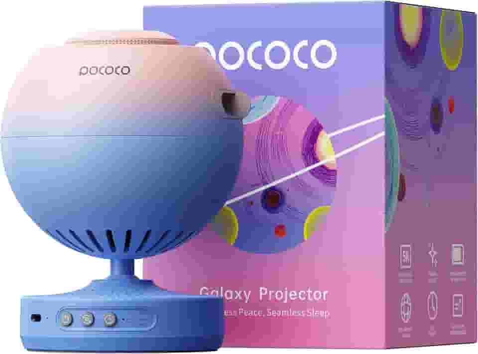 POCOCO Proyector de Estrellas Galáctico (Azul Rosa)