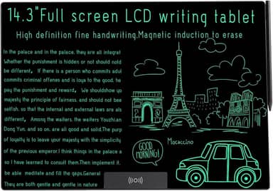 Tablet de escrita de 14,3 polegadas