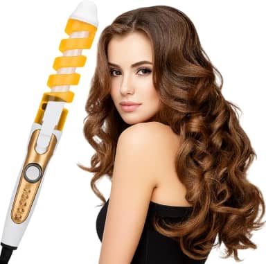 Escova de Modelar Cachos Automático Baby Liss Profissional Bi-Volt em Cerâmica e Anti-Frizz - Modelador de Cachos Perfeitos e Duradoros – Penteado fácil e Rápido - Cores Sortidas