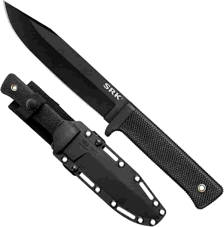 Faca Cold Steel 49LCK Srk SK-5, tamanho único, preto