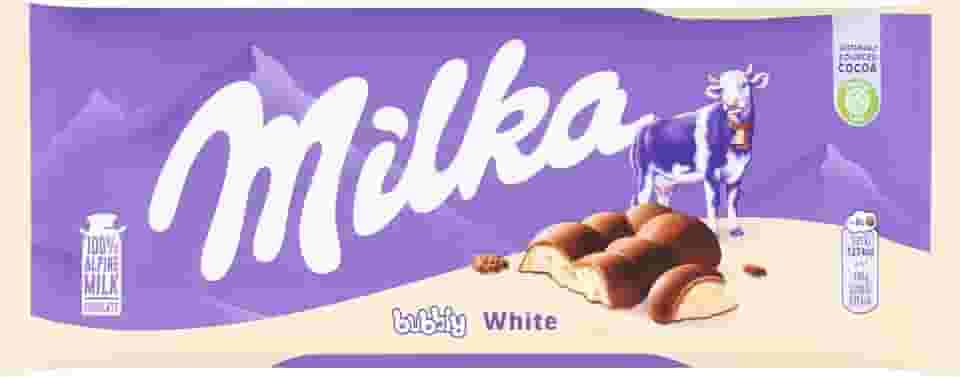 Chocolate Milka Bubbly White 100G