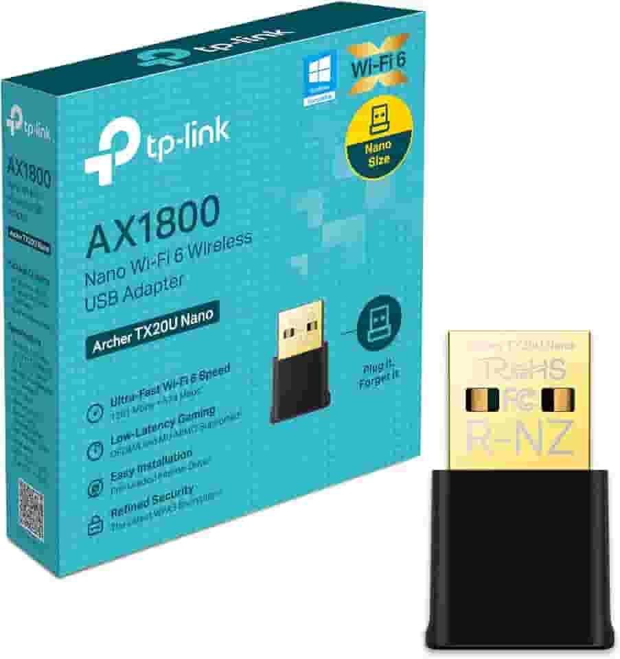 Adaptador USB Wi-Fi 6 AX1800 Nano