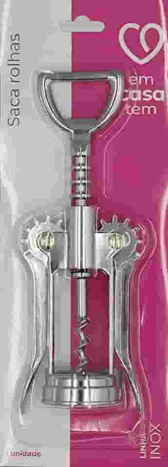 SACA-ROLHAS REFORCADO EM ACO INOX 17CM - CM36