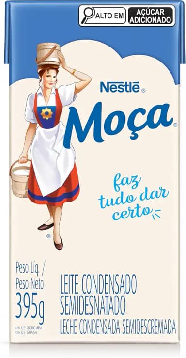 Leite Condensado MOÇA Tetra Pak 395g