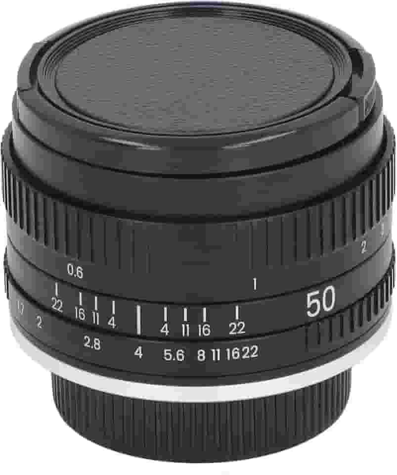 Lente de Grande Abertura 50mm F1.7 Câmera Manual de Foco Fixo Lente de Retrato de Quadro Completo para Câmera DSLR Sem Espelho de Montagem F