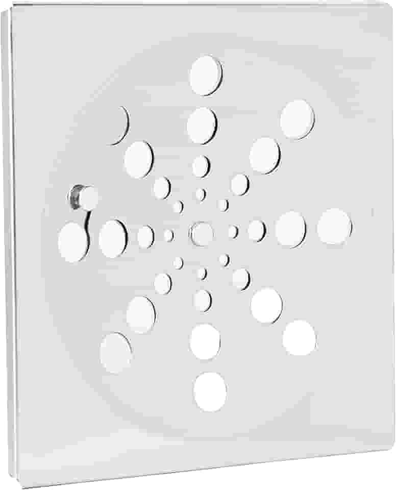 Ralo Grelha 10X10 Quadrado Com Fecho Sistema Abre e Fecha Para Banheiro