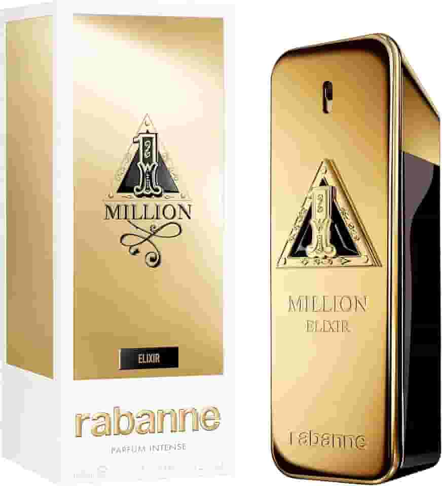 Perfume Masculino 1 Million Elixir, Dourado, Paco Rabanne, 100 ml
