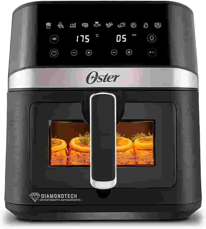 Fritadeira DiamondTech Oster 6L com Visor Transparente - 127V