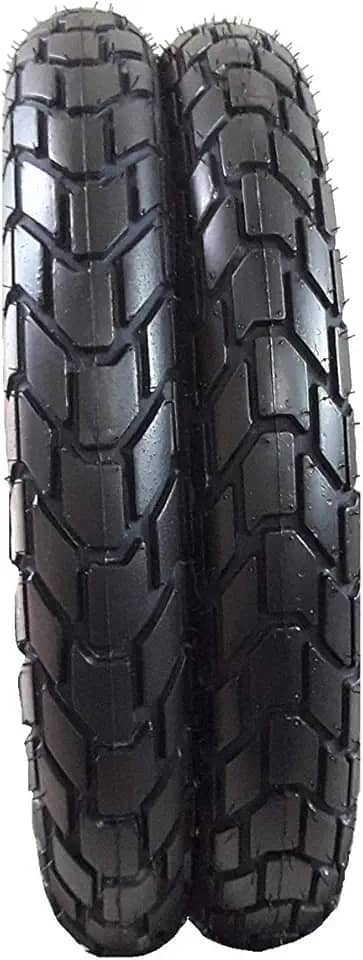 Jogo Pneu Moto Titan 150 E 125 Fan 150 E 125 Cg 150 E 125 Dianteiro E Traseiro Technic T&c Novo 90/90-18 E 2.75-18