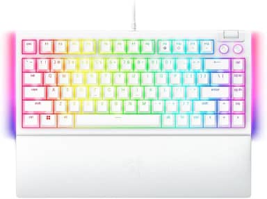 Teclado Razer BlackWidow V4 75% Branco - RZ0305001700