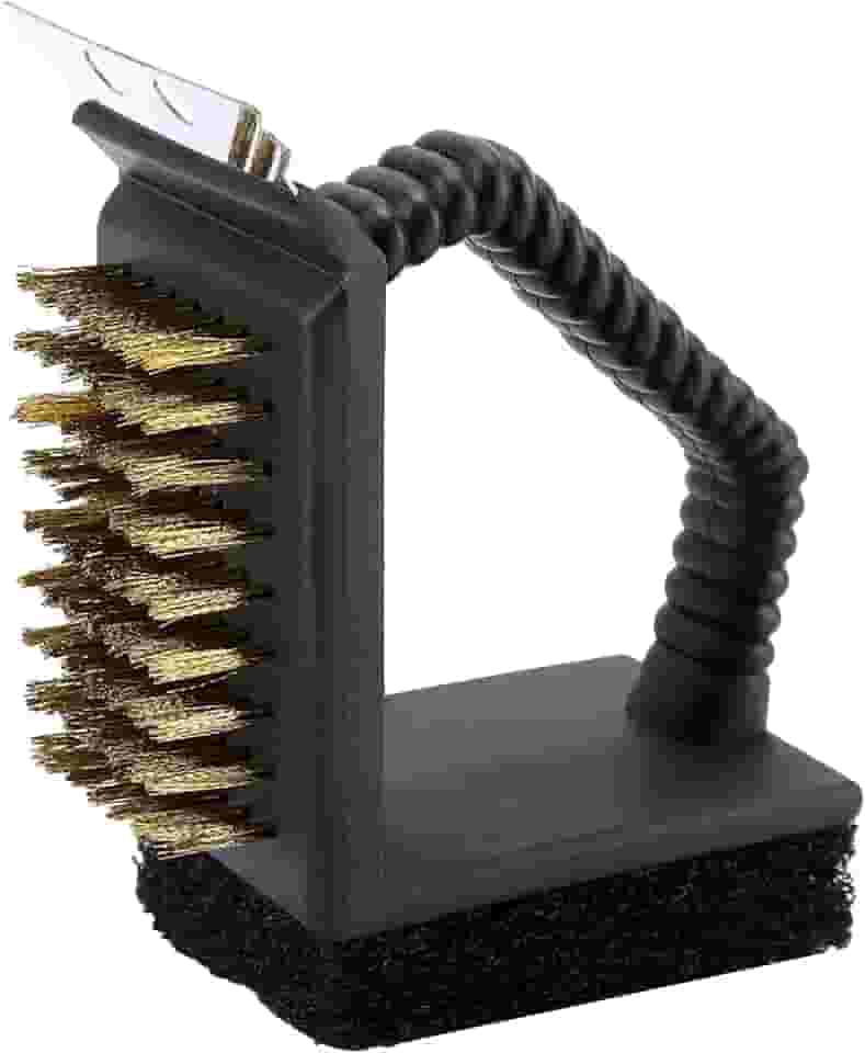 Tuut Escova com Espátula 3 em 1 para Limpeza de Grelhas e Espetos Linha Churrasco – Praticidade e Eficiência