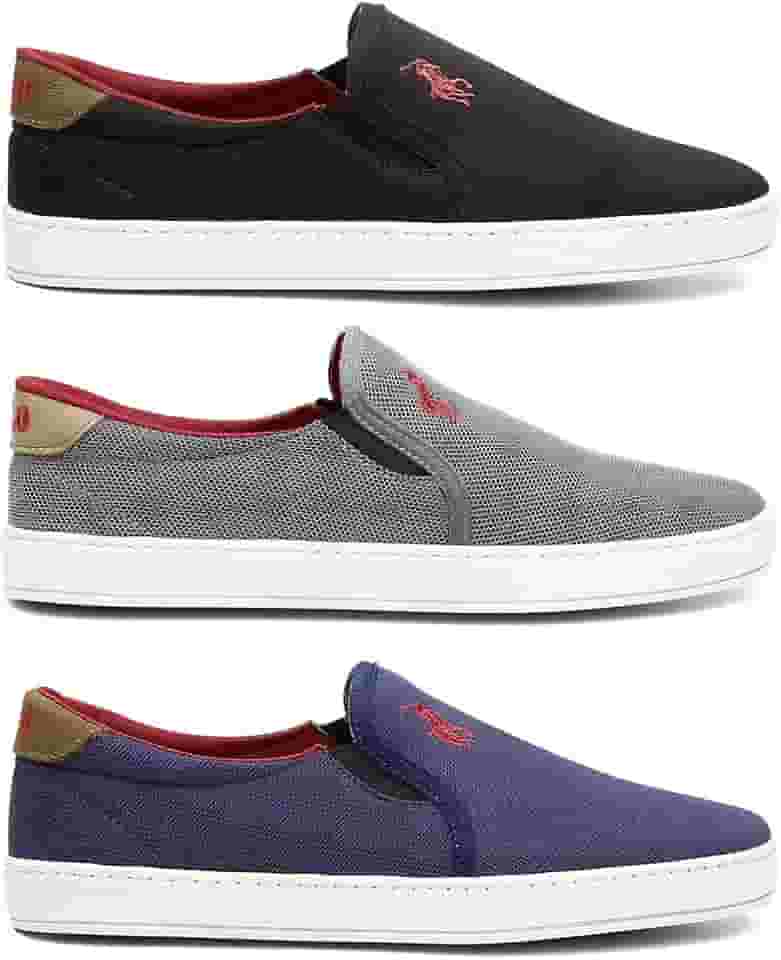 Kit 3 Pares Sapatênis Masculino Sapatilha Polo