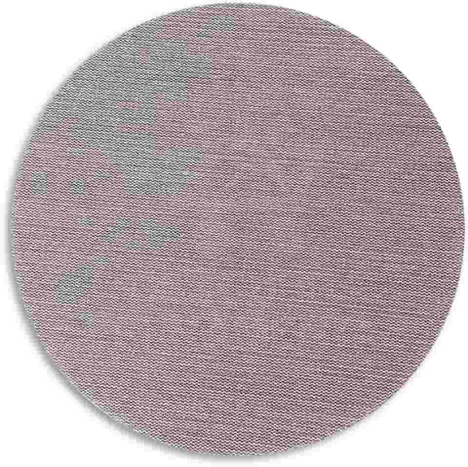 Disco De Lixa Telada Abrasivo 150mm Compel Pacote C/ 6 Unidades Para Politriz P/Massa Corrida Madeira Drywall Profissional Gramatura (GR150)