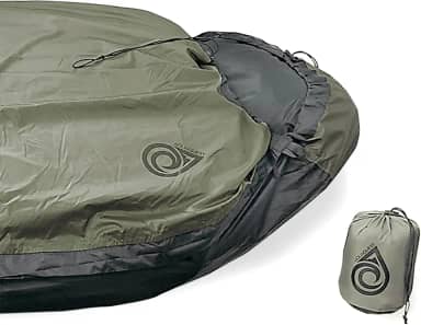 AquaQuest Bolsa Pharaoh Bivy – Capa de saco de dormir 100% à prova d'água, compacta, leve, respirável, saco para sobrevivência ao ar livre, Bushcraft, acampamento minimalista
