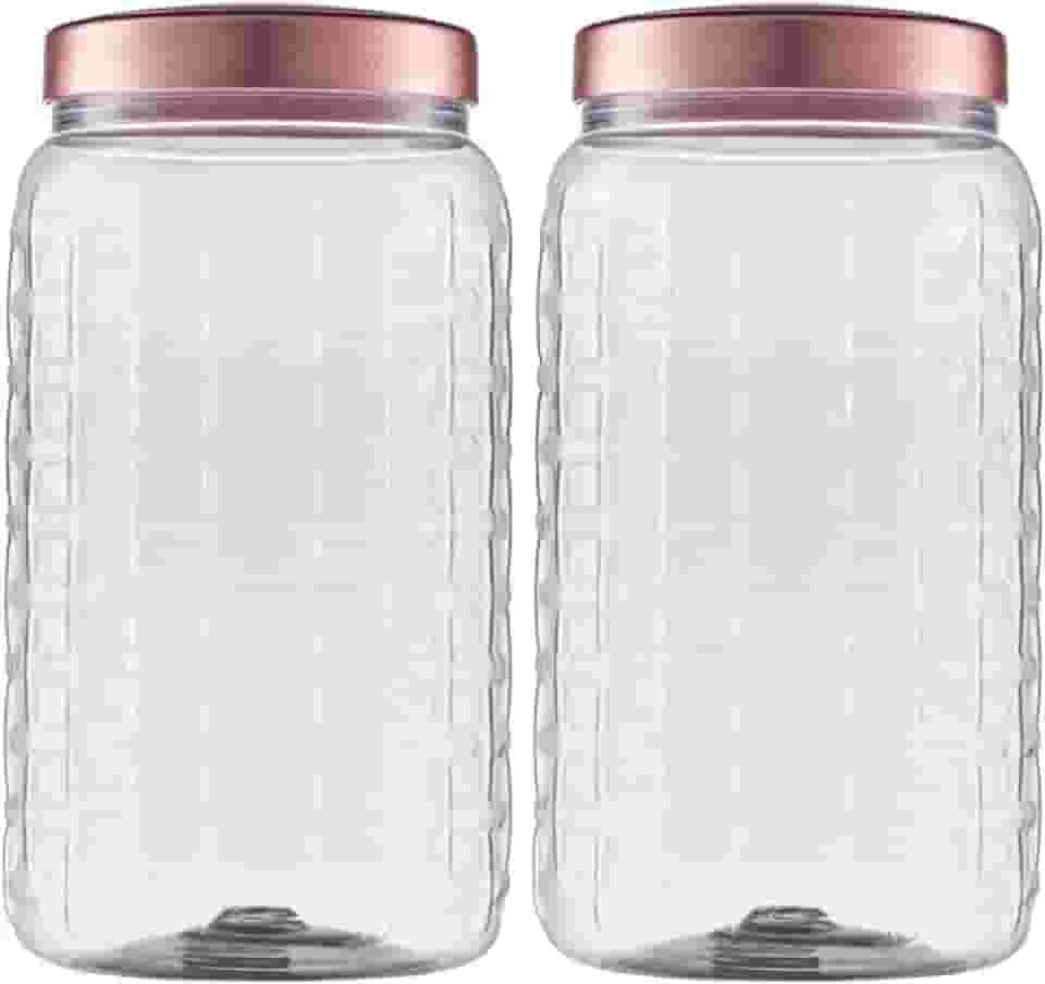 Jogo 2 Potes Porta Café E Açúcar Cantinho Do Café Premium (Rose Gold)