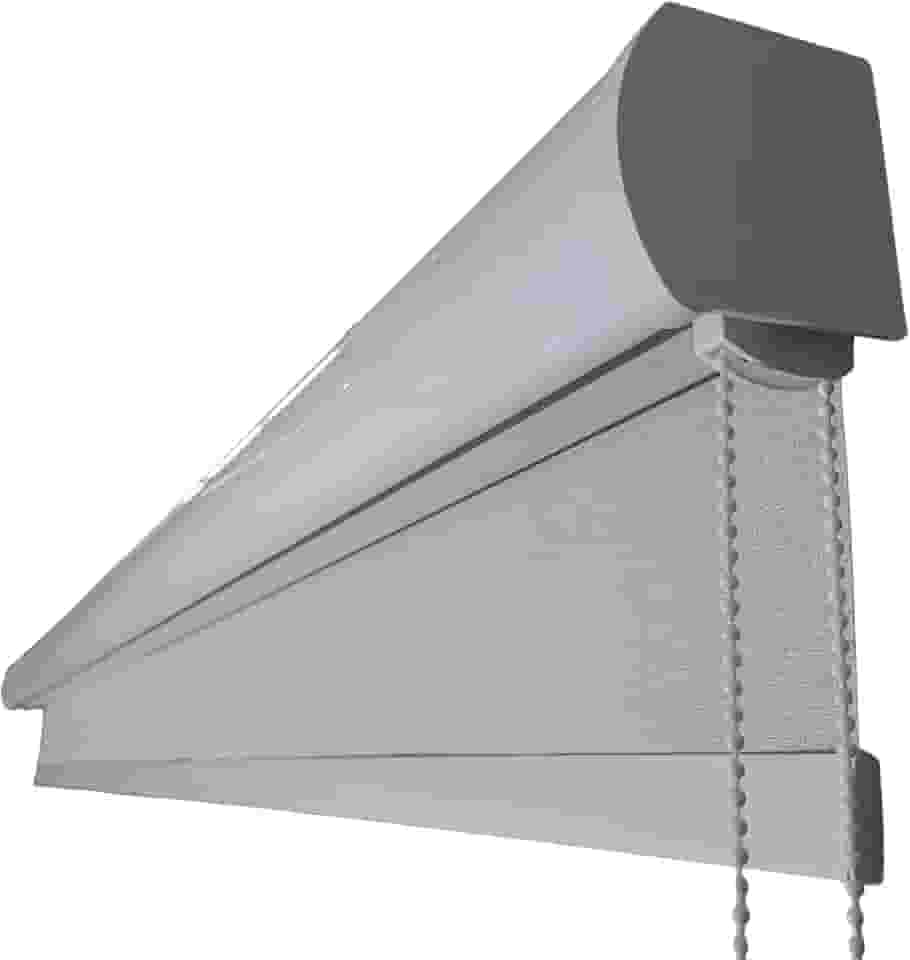 Persiana Rolô Cortina Blackout 100% 1,60 L x 1,30 A Com Bandô Cor Linho Natural