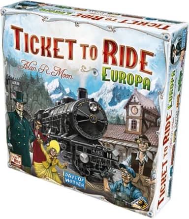 Galápagos, Ticket to Ride: Europa, Jogo de Tabuleiro para Família, 2 a 5 jogadores, 30 minutos por partida.