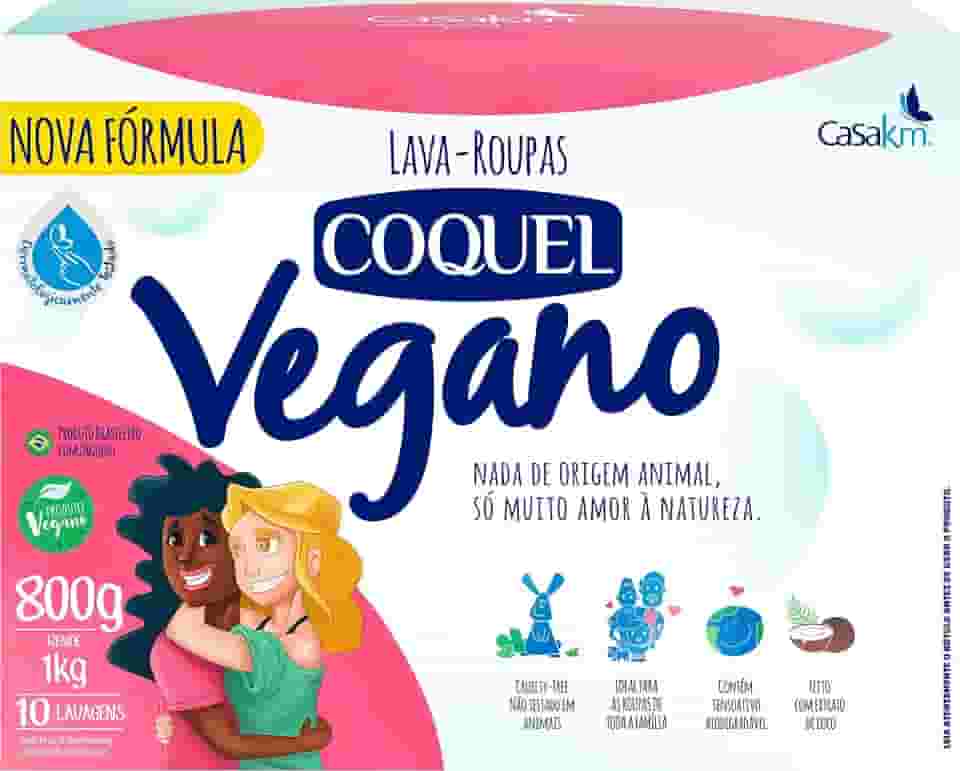 Casa Km Lava Roupas Em Pó Coquel Vegano 800Gr Casa Km