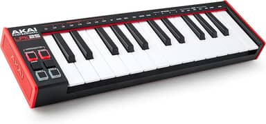 Akai Professional LPK25 - Controlador de Teclado MIDI USB com 25 Teclas Sensíveis de Sintetizador para Mac e PC, Arpejador e Software de Produção Musical