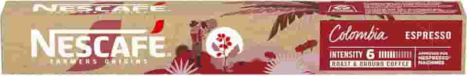 Café em Cápsula Compatível com Nespresso Nescafé Farmers Origins Colombia 10 Cápsulas
