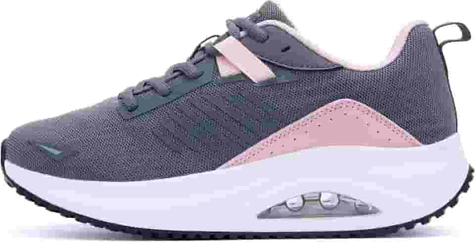 Tênis feminino de caminhada com suporte de arco ortopédico tênis moderno confortável para fascite plantar alívio da dor o dia todo em pé EUA 6-11