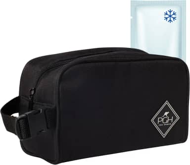 Lancheira Bolsa Térmica Adulto ou Infantil Pequena com Gelo Reutilizável incluso, PGH Snacker