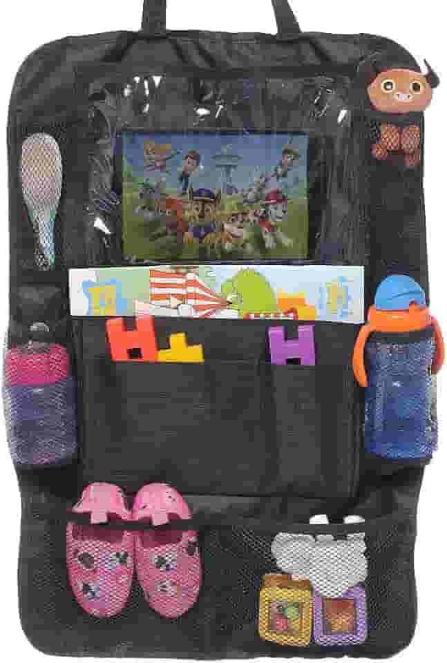 Suporte Organizador Porta Objetos Tablets iPad Trecos Carro Veicular Banco Traseiro