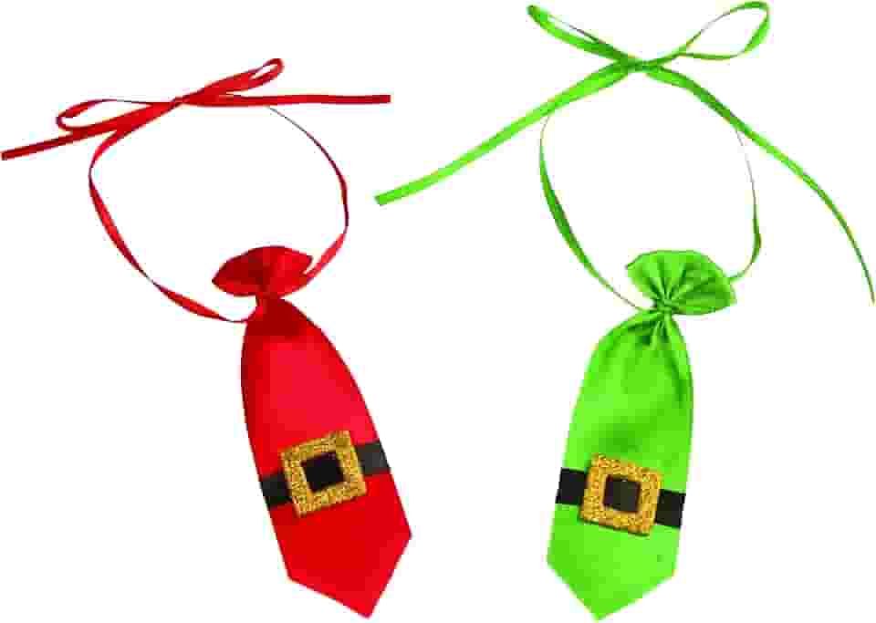 Kit c/50 Gravatas Pet Natal Papai Noel (Sortido)