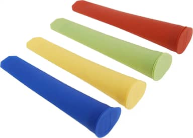 Norpro Máquina de picolé de silicone multicolorido, conjunto de 12