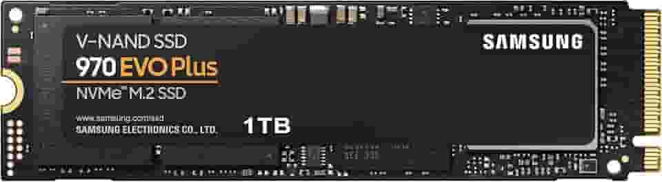 SSD Samsung 970 EVO Plus NVMe M.2 MZ-V7S1T0B/AM, tecnologia V-NAND, 1 TB
