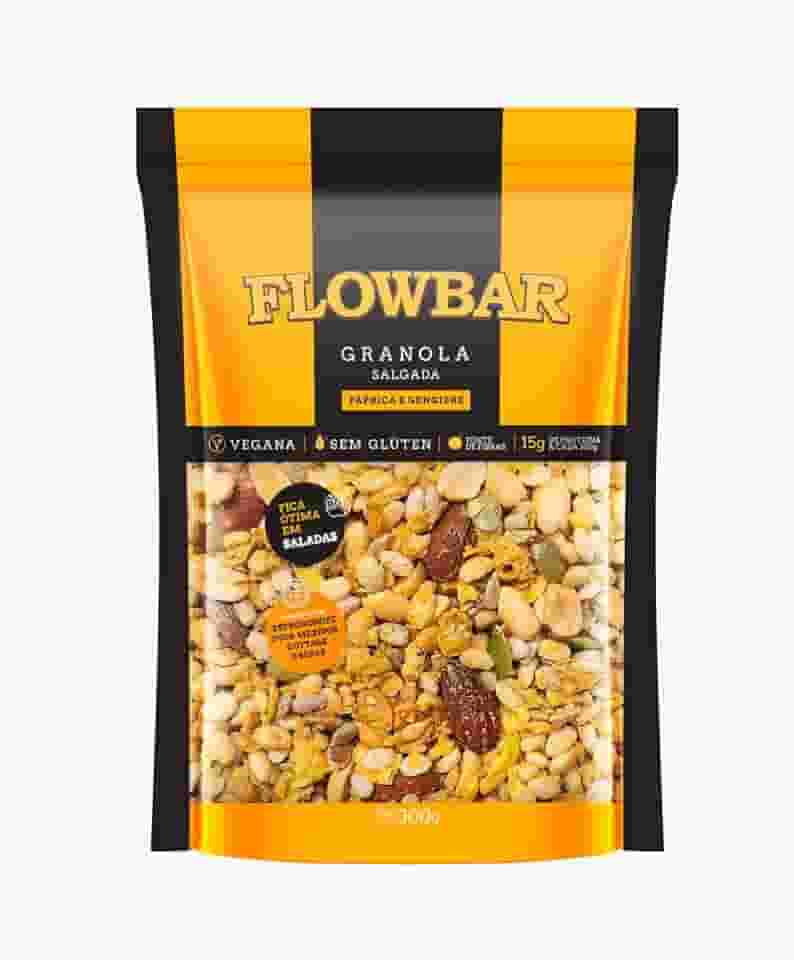 GRANOLA FLOWBAR PÁPRICA & GENGIBRE 250g